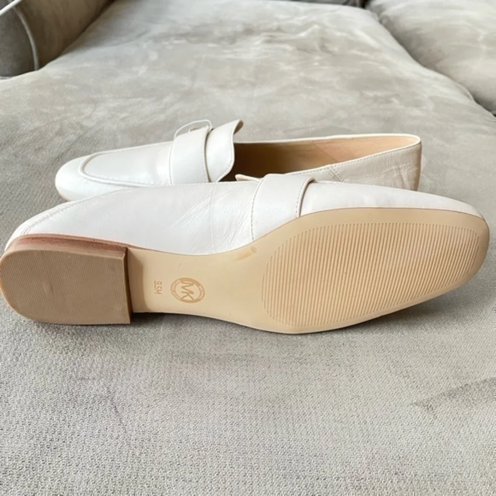 MICHAEL Michael Kors Sidney Square-Toe Leather Loafers
